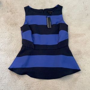 Banana Republic peplum top size 0. NWT